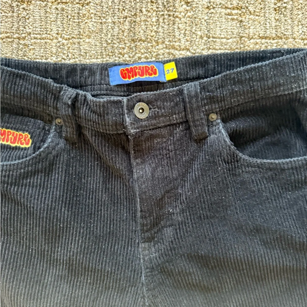 Empyre Loose Fit Black Corduroy Pants - Picture 3 of 3